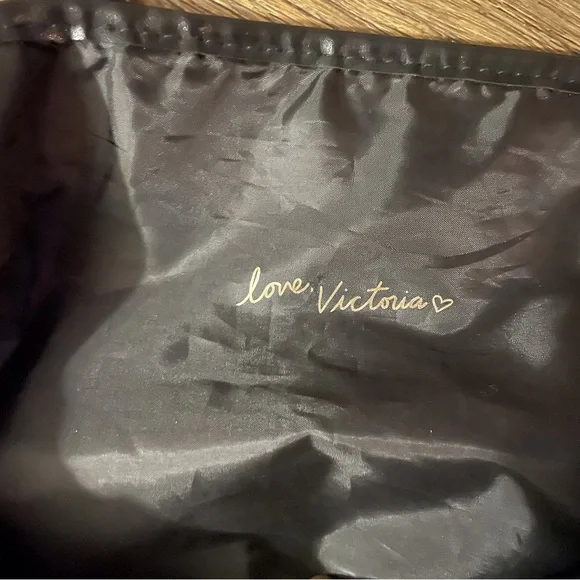 Victoria Secret Striped Sequin Tote Bag - Picture 2 of 3